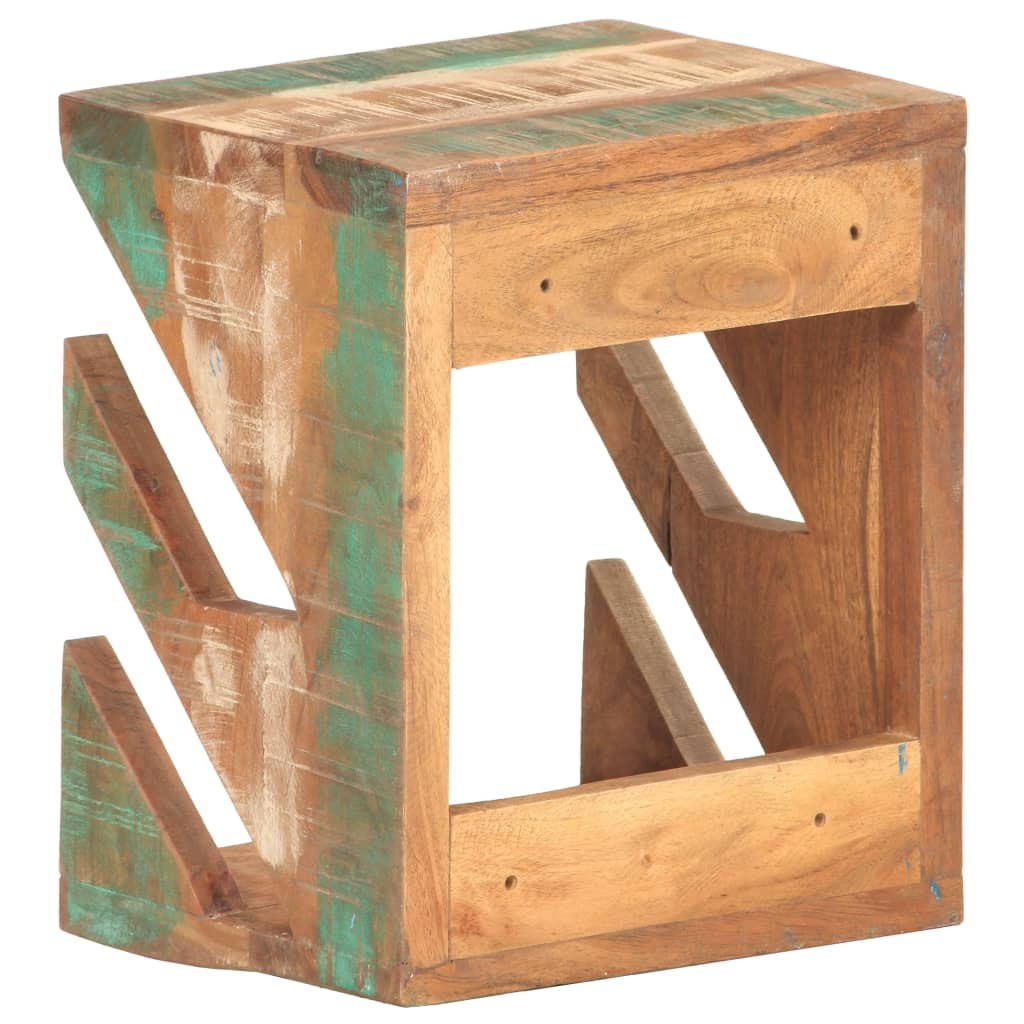 Wall Mounted Skateboard Holder 25x20x30 cm Solid Reclaimed Wood